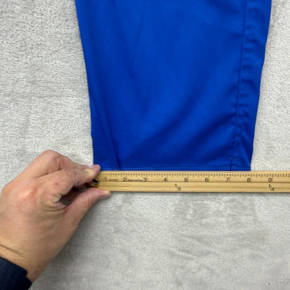 Nike‎ Golf Dri-Fit Pants Mens 30x30 Royal Blue Flat Front Performance Stretch